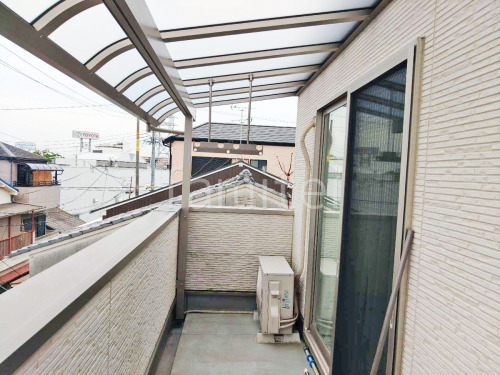 バルコニー屋根施工例