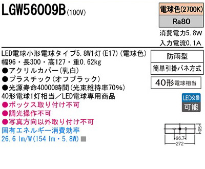 LED交換可能、